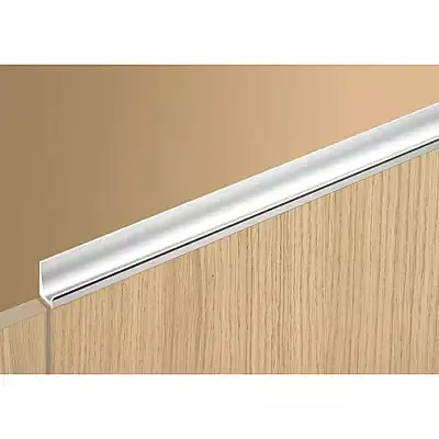 Hettich Aluminium Profile Handle Lutetia Profile Height 28 mm Length 3000 mm SA Finish, Article 9133756
