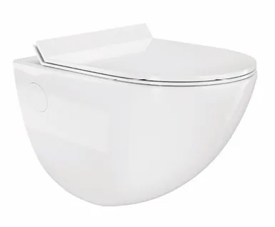 Hindware Elegance Aura Wall Mounted Toilet, Size : 520 x 370 x 360 mm, ID : 92659 (P-225), Star White