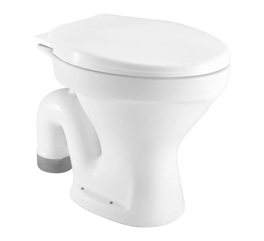 Hindware Ace S Combo  Standard Toilet, Size : (EWC): 575 x 355 x 395 mm & (CISTERN): 475 x 148 x 305 mm, ID : 528204, Star White