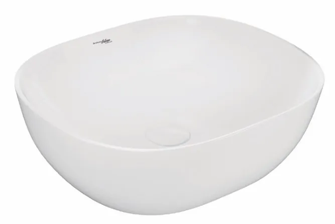 Hindware Amazon Over the Counter Basin, Size : 490 x 400 x 150 mm, ID : 91094, Star White