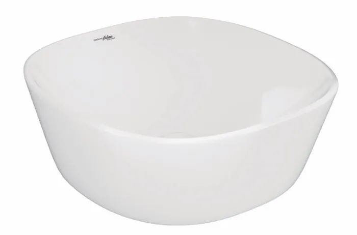 Hindware Amazon Mini Over the Counter Basin, Size : 400 x 400 x 150 mm, ID : 91093, Star White