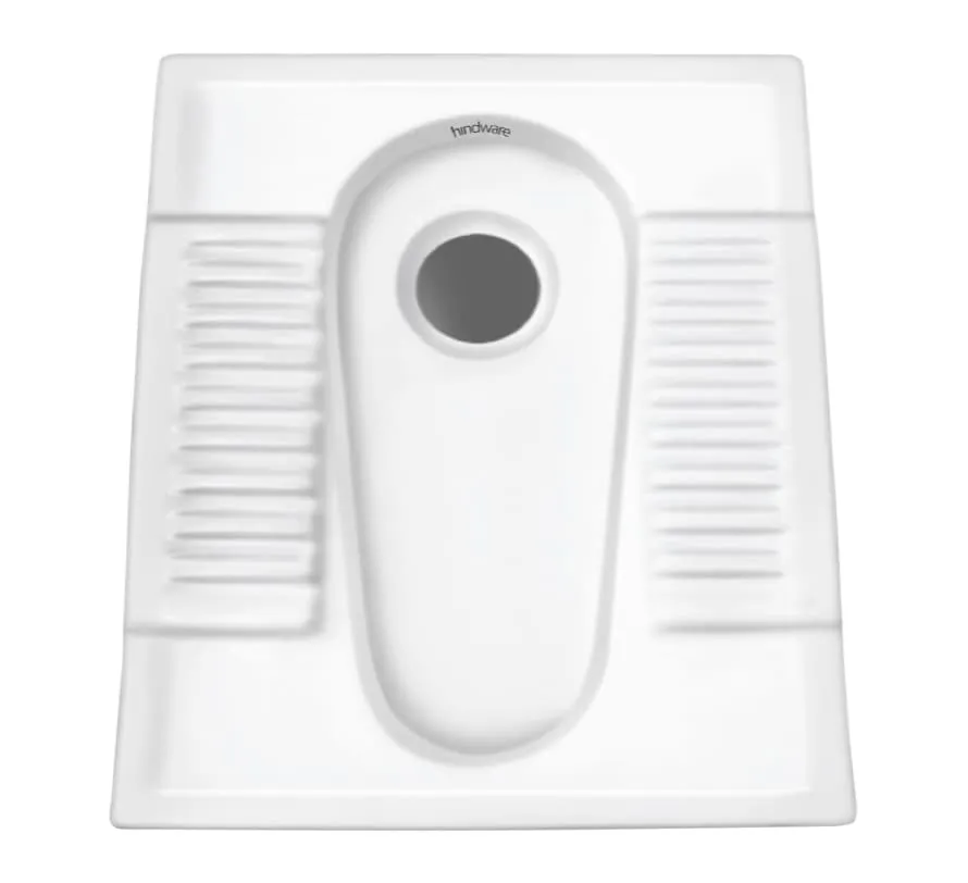 Hindware Asian Squatting Pan, Size : 500 x 400 mm, Cat No. : 20018, Star White