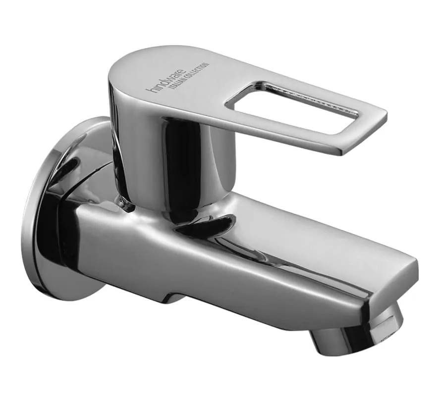 Hindware Aspiro Bib Cock With Wall Flange, Cat. No.: F570004, Chrome
