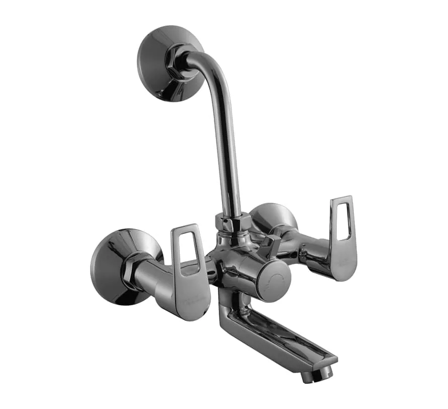 Hindware Aspiro Wall Mixer With L Bend Pipe For Overhead Shower, Cat. No.: F570020, Chrome