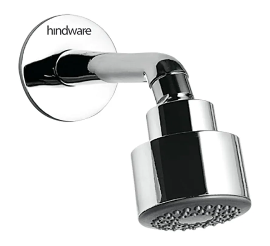 Hindware Rain Flow Overhead Shower Ø63 mm With Arm , Cat. No.: F160101, Chrome
