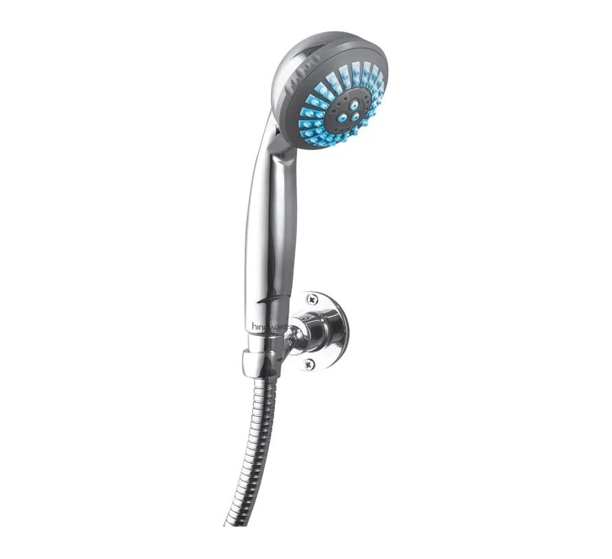 Hindware 3 Flow Hand Shower with 1.5 mtr Brass Hose Pipe, Cat. No.: F160046XCP, Chrome