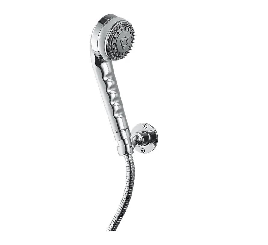 Hindware 3 Flow Hand Shower with 1.5 mtr Brass Hose Pipe, Cat. No.: F160053XCP, Chrome