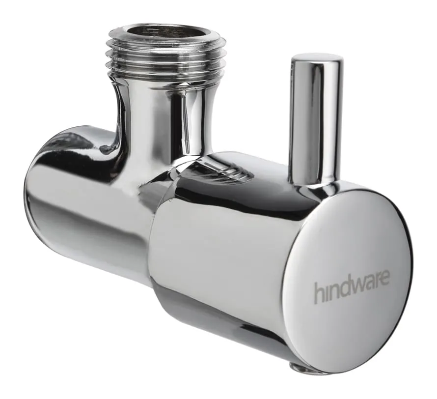 Hindware Angular Stop Cock W/O Wall Flange, Cat. No.: F850073, Chrome