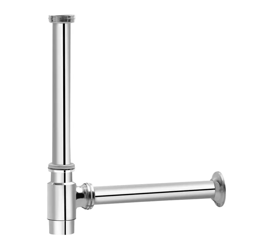 Hindware Bottle Trap Economy Project 300 mm & 250 mm, Cat. No.: F850072, Chrome