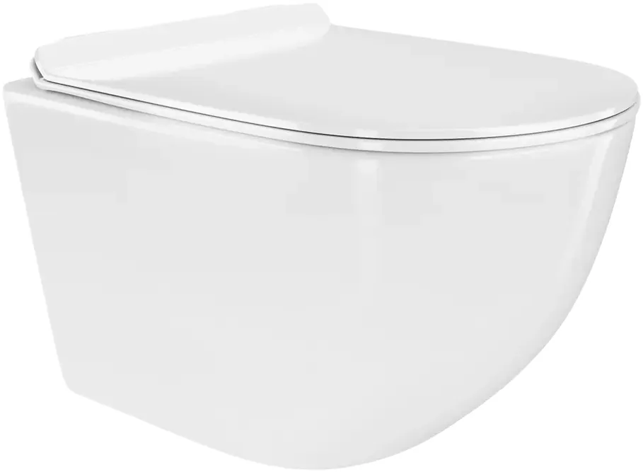 Hindware Essence Neo Wall Mounted Toilet, Size : 500 x 370 x 360 mm, ID : 92559 (P-180), Star White