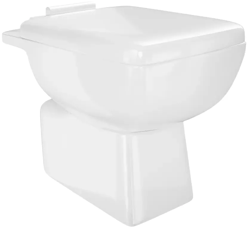 Hindware Cube Standard Toilet, Size : 615 x 345 x 400 mm, ID : 20092 (S-100), Star White