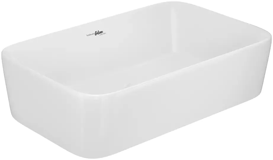 Hindware Immacula Over the Counter Basin, Size : 550 x 370 x 150 mm, ID : 91205, Star White