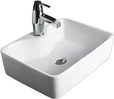 Hindware Vasca Over the Counter Basin, Size : 480 x 370 x 130 mm, ID : 91066, Star White