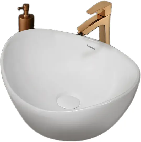 Hindware Dew Over the Counter Basin, Size : 415 x 350 x 290 mm, ID : 10102, Star White