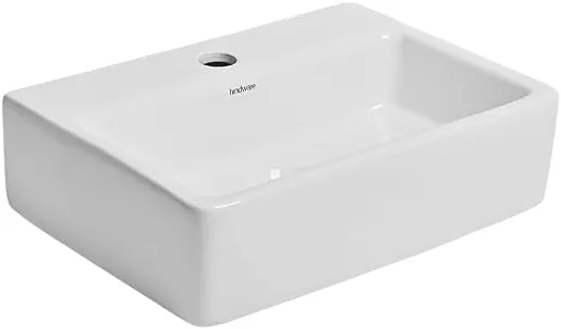 Hindware Prima Over the Counter Basin, Size : 400 x 300 x 110 mm, ID : 10128, Star White