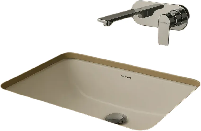 Hindware Garnet Under Counter Basin, Size : 580 x 430 mm, ID : 10080, Star White