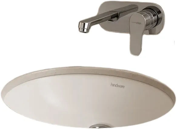 Hindware Round Under Counter Basin, Size : 440 mm Dia, ID : 10065, Star White
