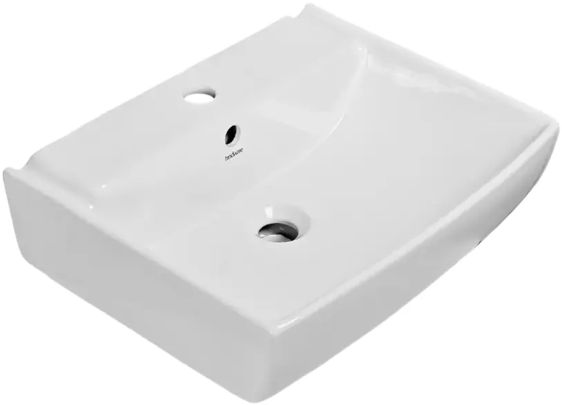 Hindware Fabio Wall Hung Basin, Size : 500 x 400 mm, ID : 10129, Star White