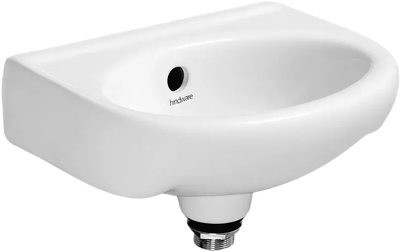 Hindware Cute Wall Hung Basin, Size : 350 x 265 mm, ID : 10053, Star White