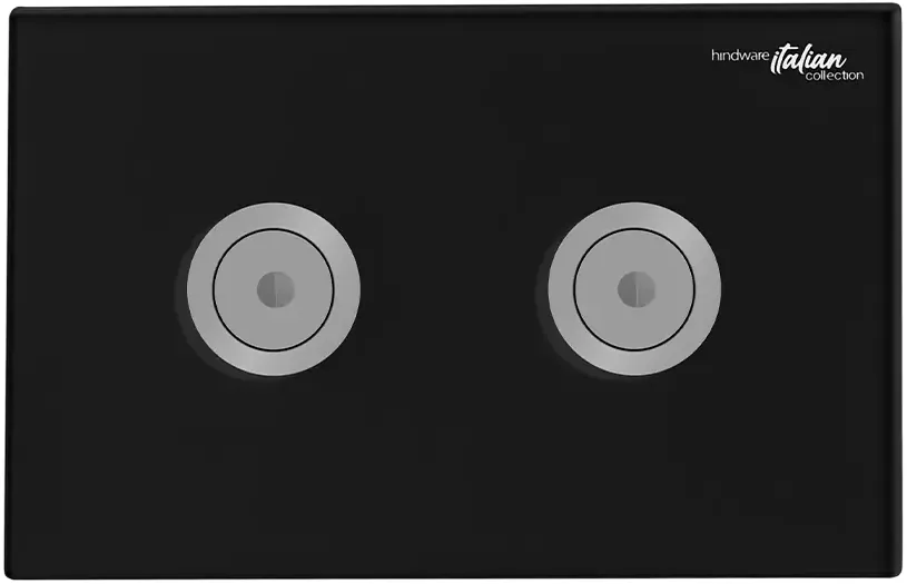 Hindware Nexus Neo Flush Plate, Cat. No. : 526766, Black