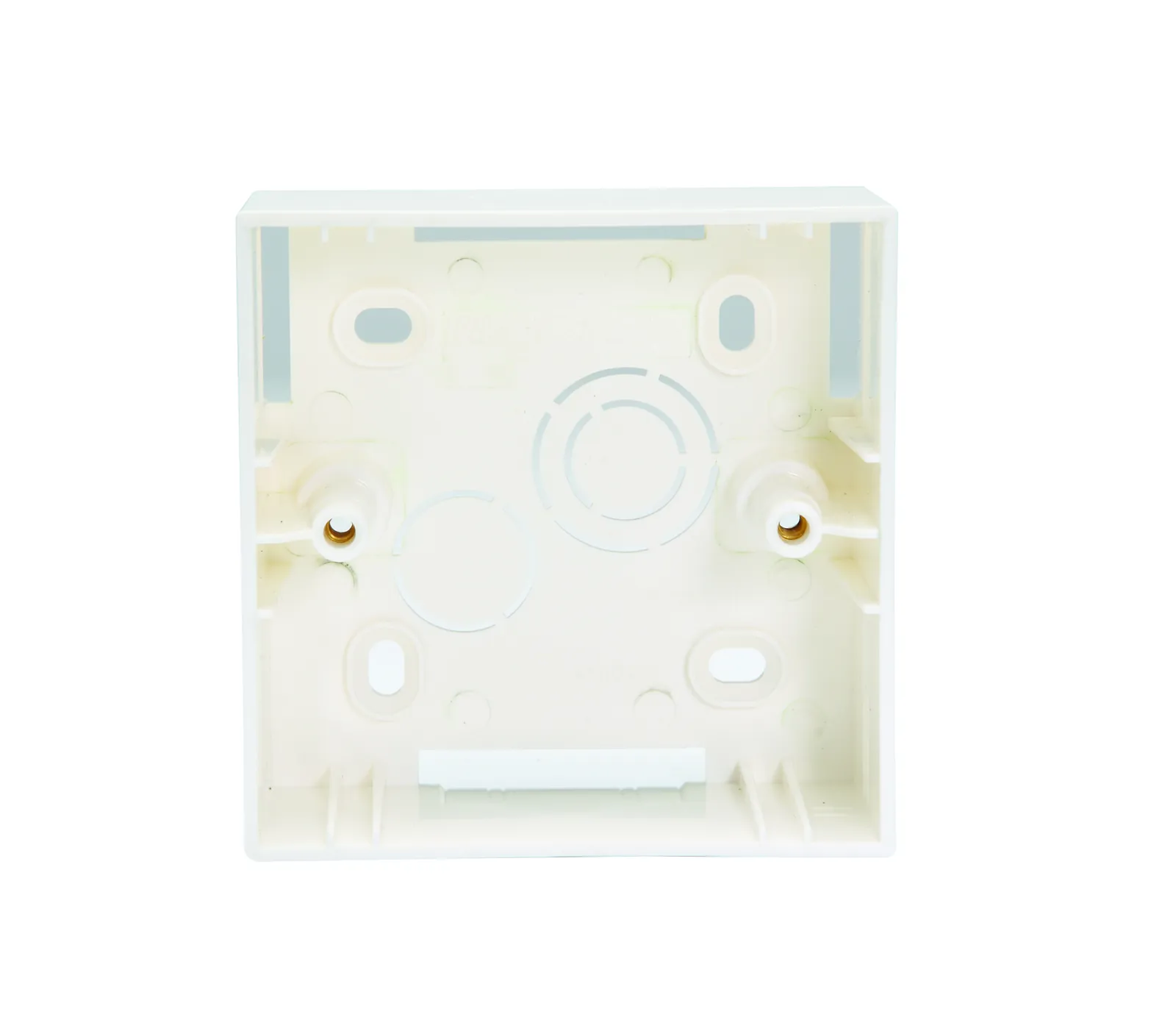 IndoAsian Shynora Plastic White Surface Box- 1/2M 800182