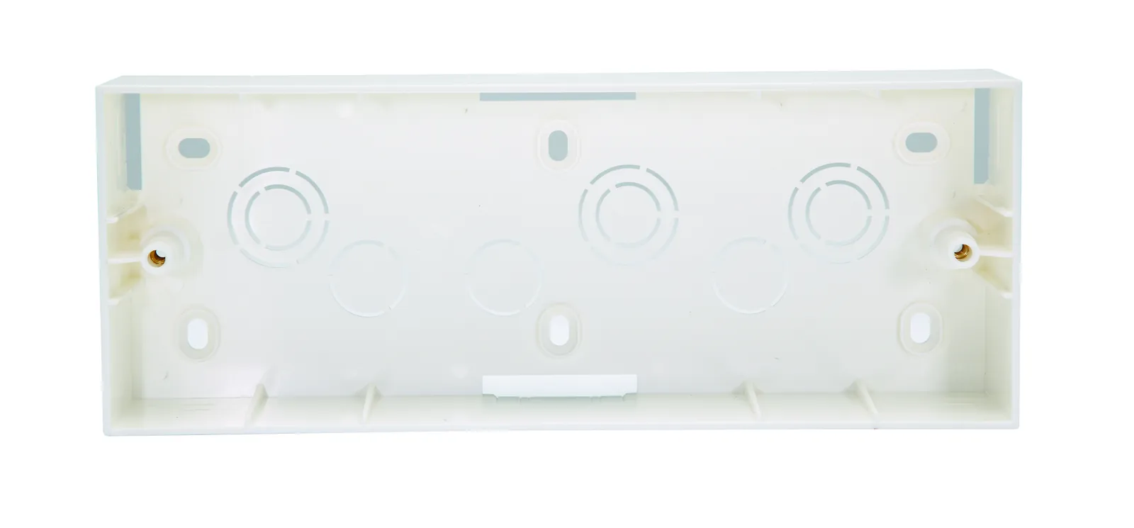 IndoAsian Shynora Plastic White Surface Box- 6M 800186 - image 1