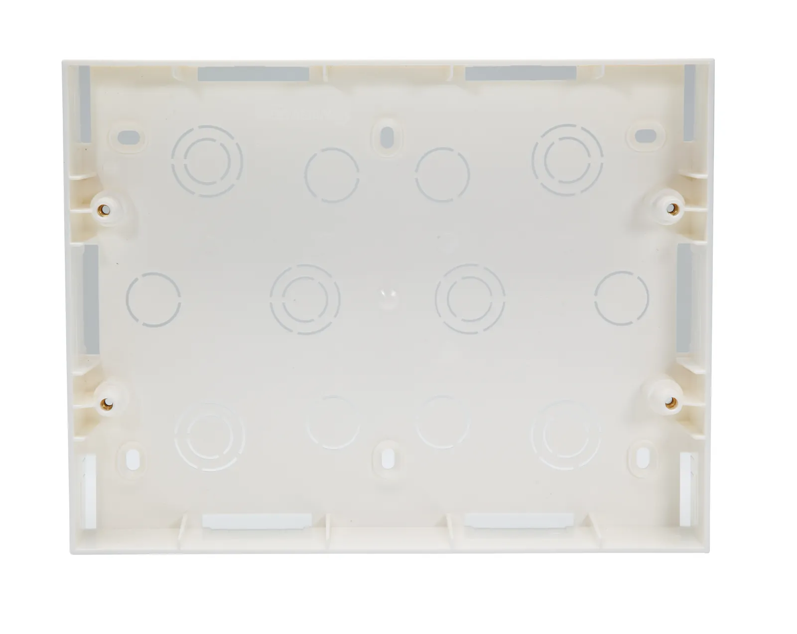 IndoAsian Shynora Plastic White Surface Box- 12M 800185 - image 1