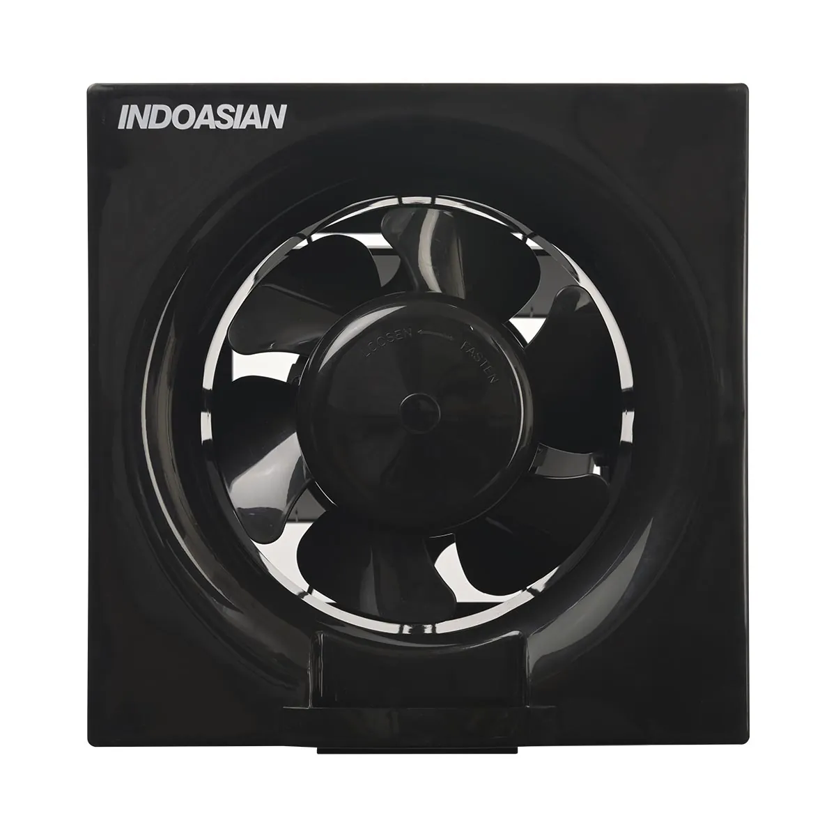 IndoAsian Zosta Exhaust Fan 200mm, Black 698504 - image 1