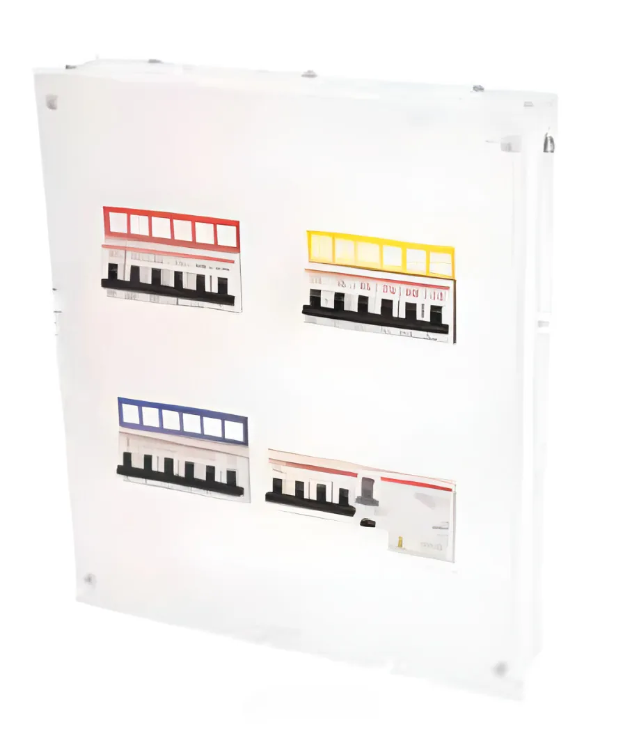 IndoAsian Optipro TPN 6 Way (8+18) Single Door Distribution Board 811835