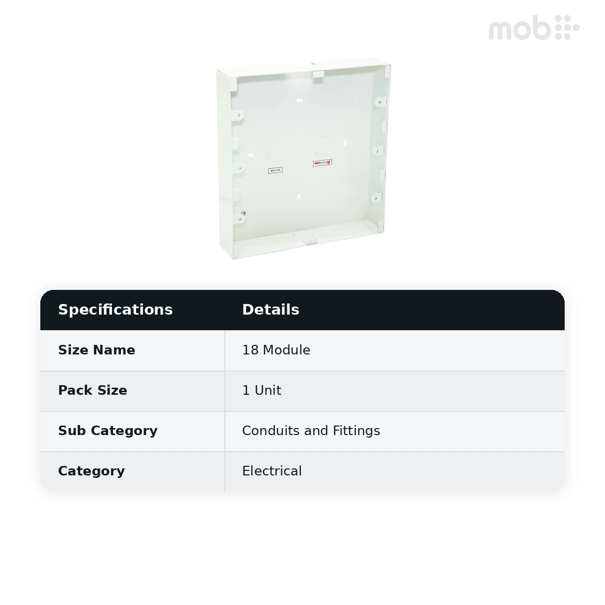 IndoAsian Shynora Metal Surface Box- 18M 800190 - image 2