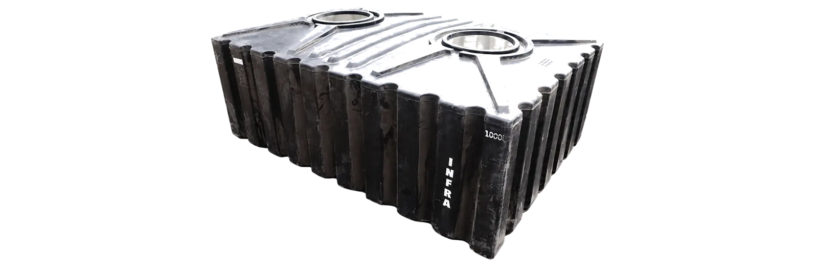 Infra Loft Rectangular Water Storage Tank, 200 L, Black, 30 x 30 x 17 Inch