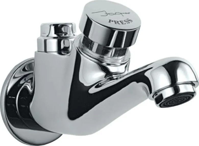 Jaquar Pressmatic Bib Cock Auto Closing System, Cat. No.: PRS-CHR-043, Chrome