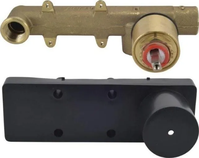 Jaquar Concealed Body for Single Lever Basin Mixer Wall Mounted, Cat. No.: ALD-CHR-233N, Chrome