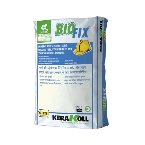 Kerakoll Biofix Polymer-Modified Tile and Stone Adhesive, Grey, 20Kg Bag