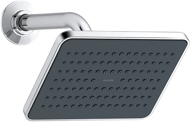 Kohler APT™ Rectangular single-function showerhead, 9.5 lpm, Cat. No.: 36211IN-CP, Polished Chrome