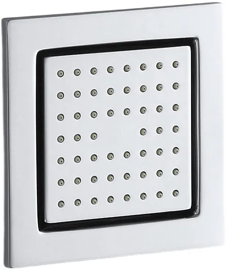 Kohler WaterTile™ Square 54-nozzle single-function body spray, 9.5 lpm, Cat. No.: 8002IN-CP, Polished Chrome