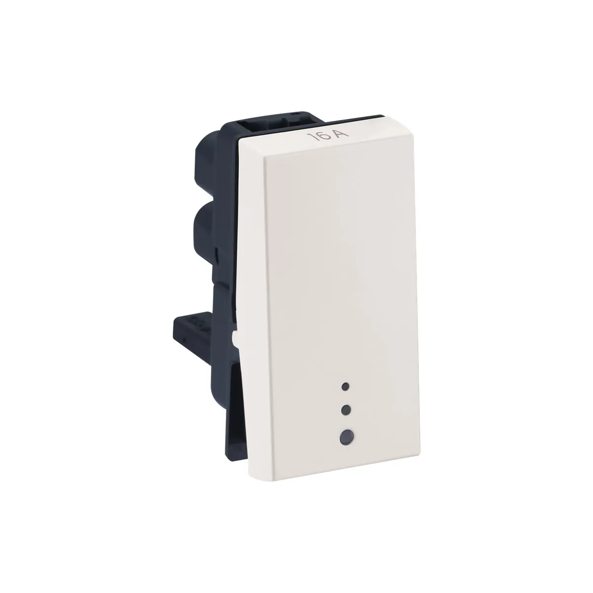 Legrand Myrius 16A - Switch - 1 Way - with Indicator - 1 Module, Cat. No.: 6792 11