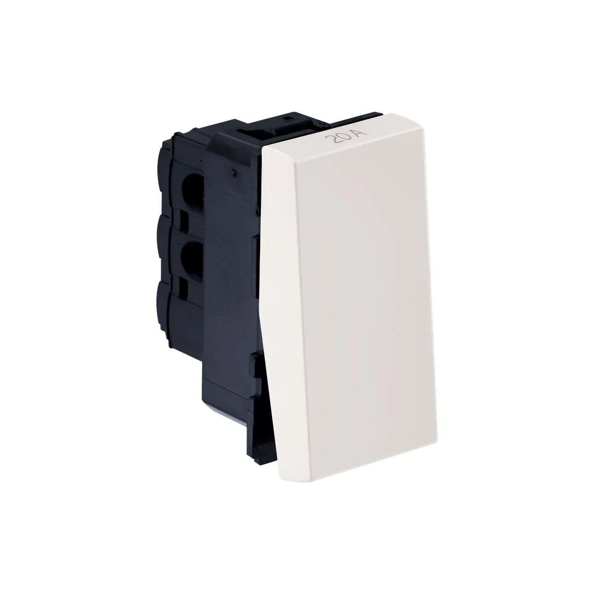 Legrand Myrius 20A - Switch - 1 Way - 1 Module, Cat. No.: 6792 12