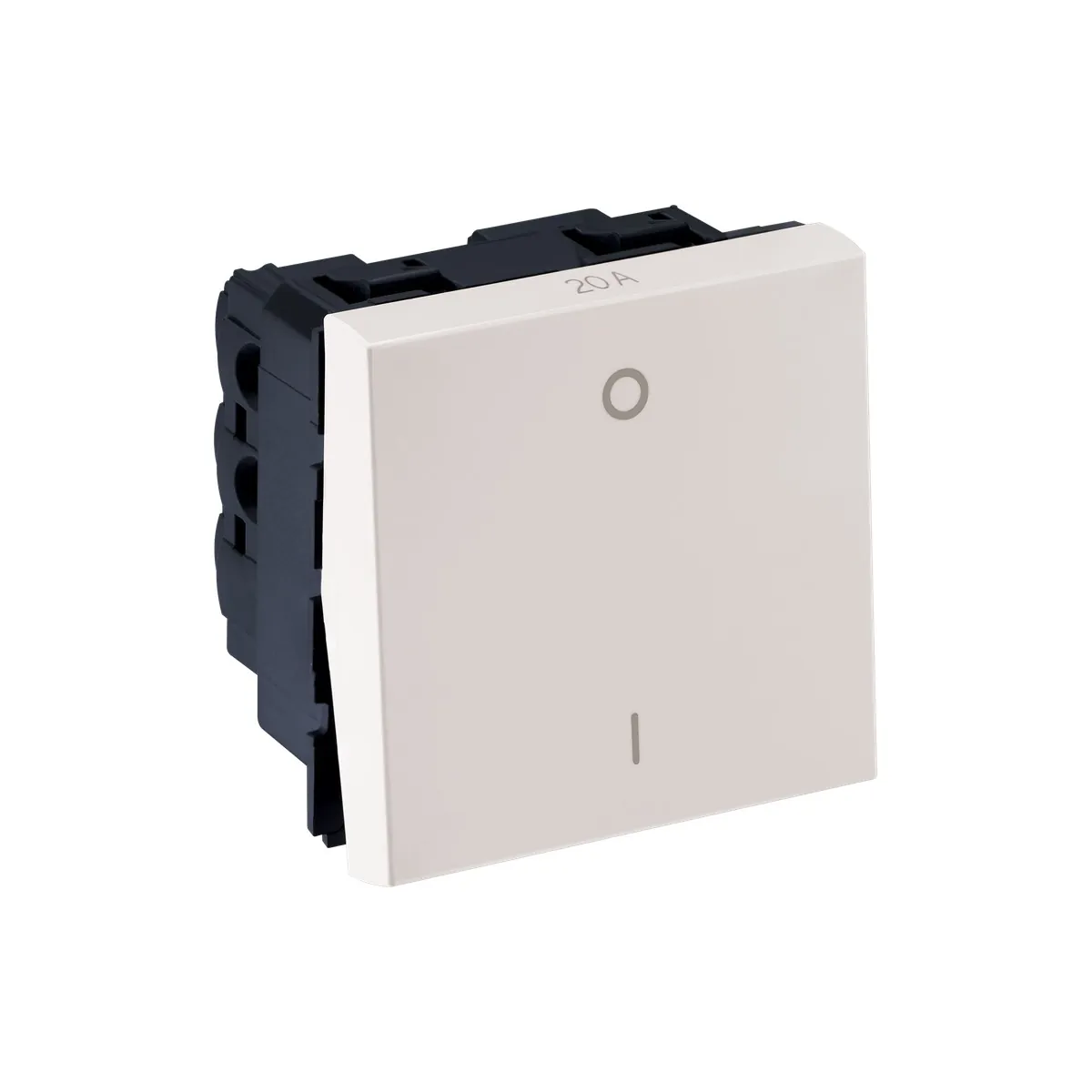 Legrand Myrius 20A - Switch - DP - 1 Way - 2 Module, Cat. No.: 6792 13