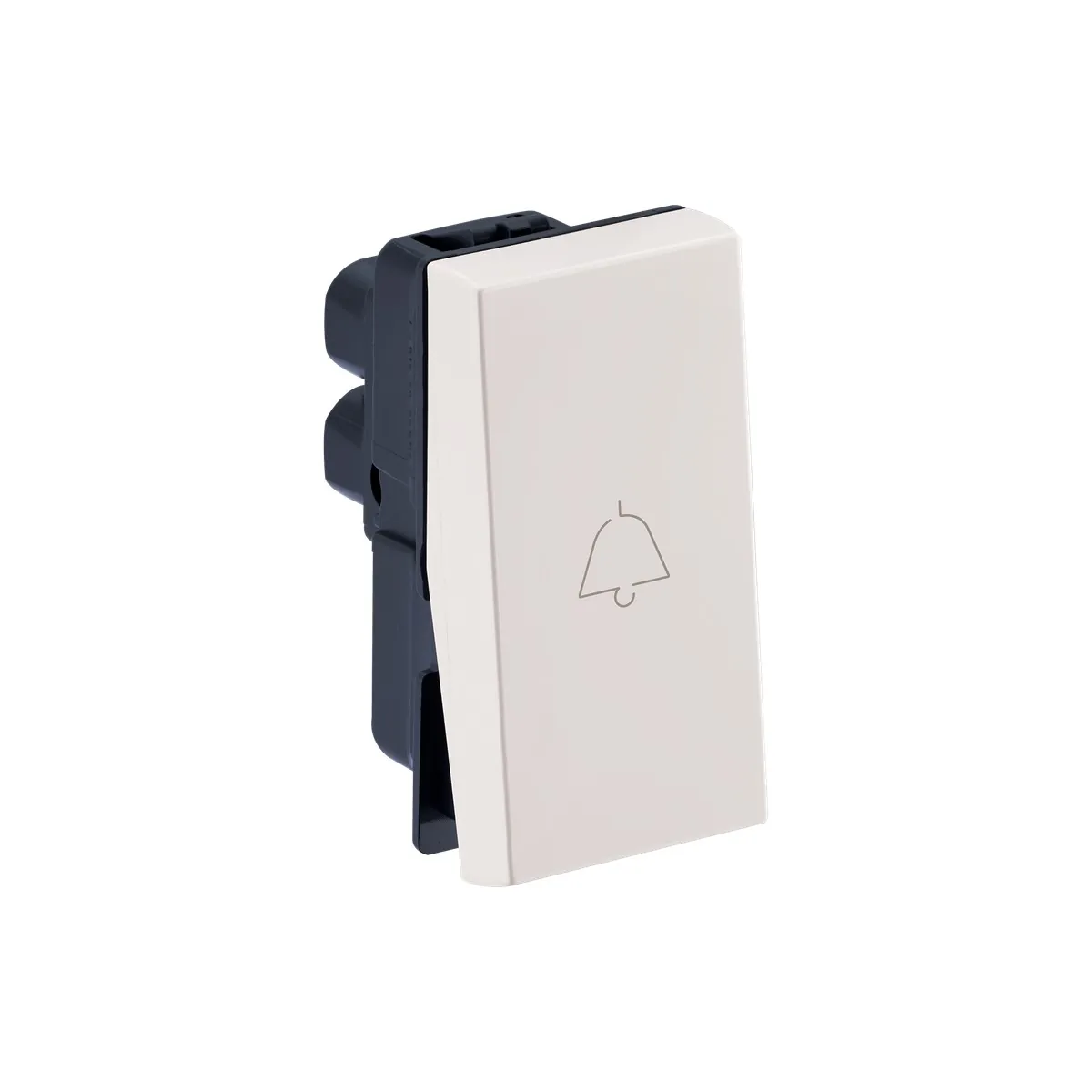 Legrand Myrius 6A - Bell Push - 1 Way - 1 Module, Cat. No.: 6792 20