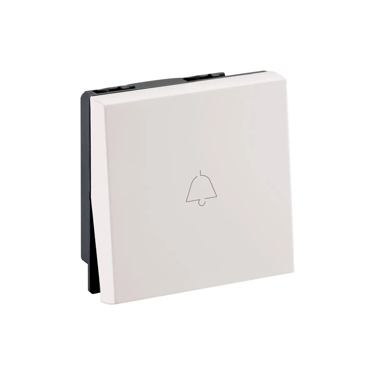 Legrand Myrius 6A - Bell Push - 1 Way - 2 Module, Cat. No.: 6792 22
