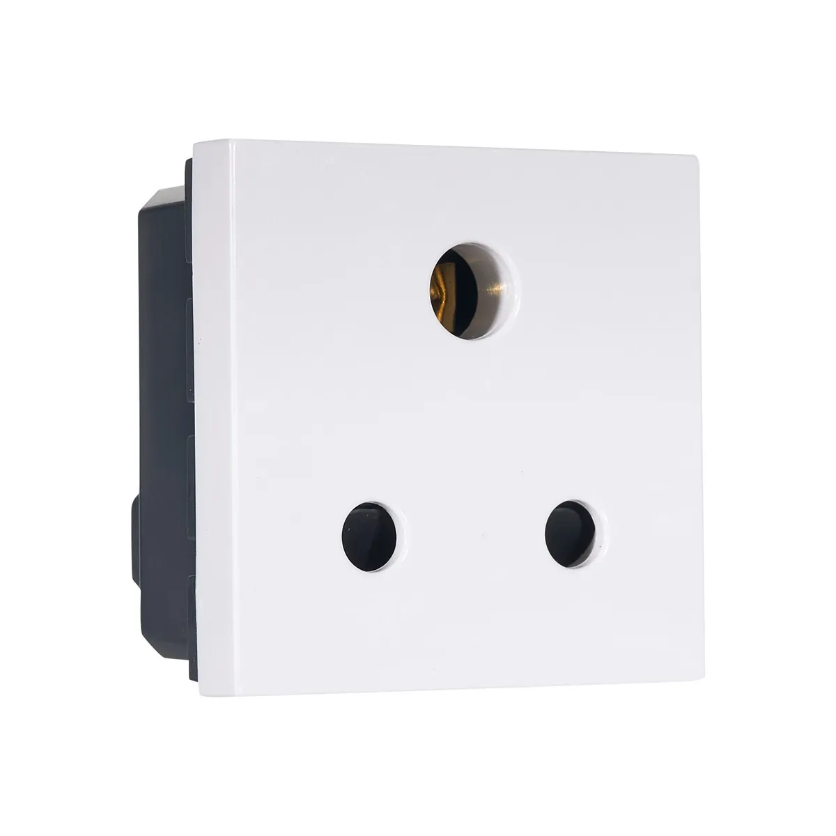 Legrand Myrius 6A - Socket - with Shutter - 3 Pin - ISI - 2 Module, Cat. No.: 6792 35