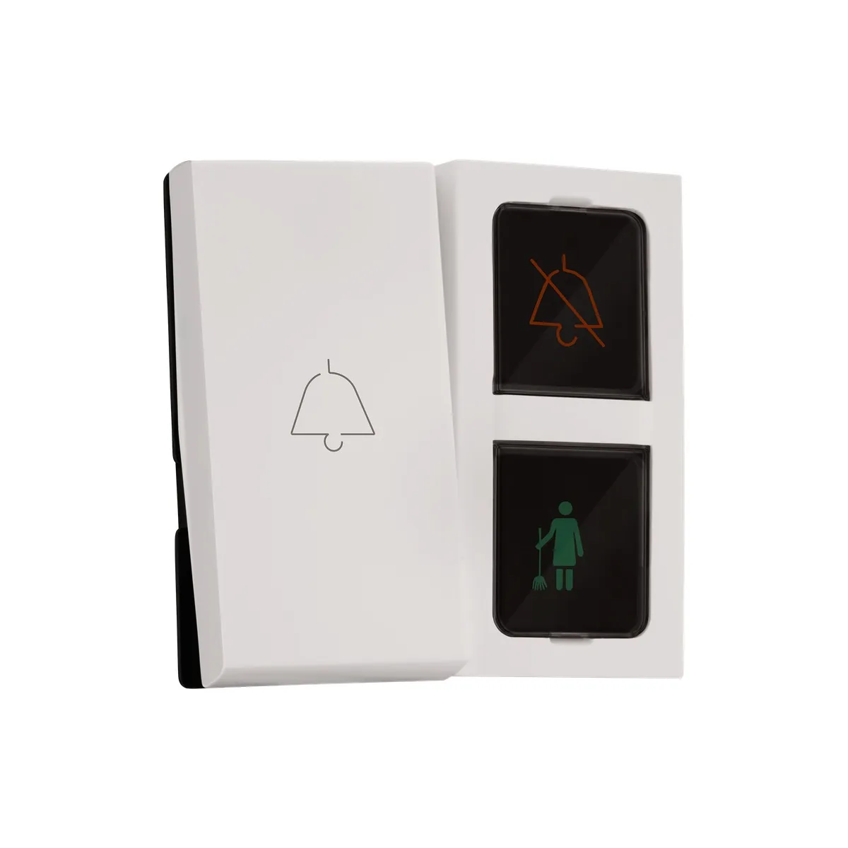Legrand Myrius External DND & MMR Control Unit - with Bell Push - 2 Module, Cat. No.: 6792 56