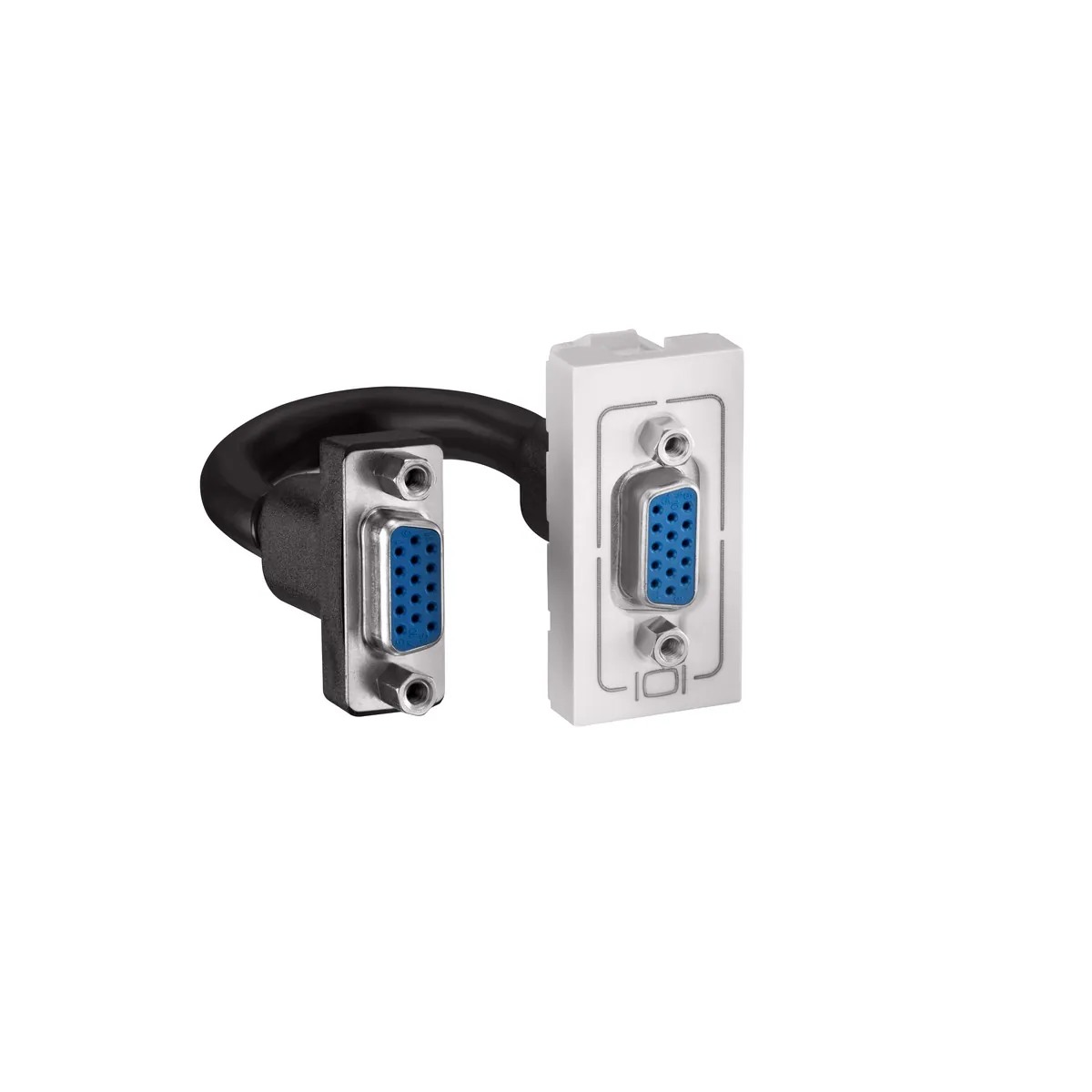 Legrand Myrius Preterminated Projector Connector - 1 Module, Cat. No.: 6792 68