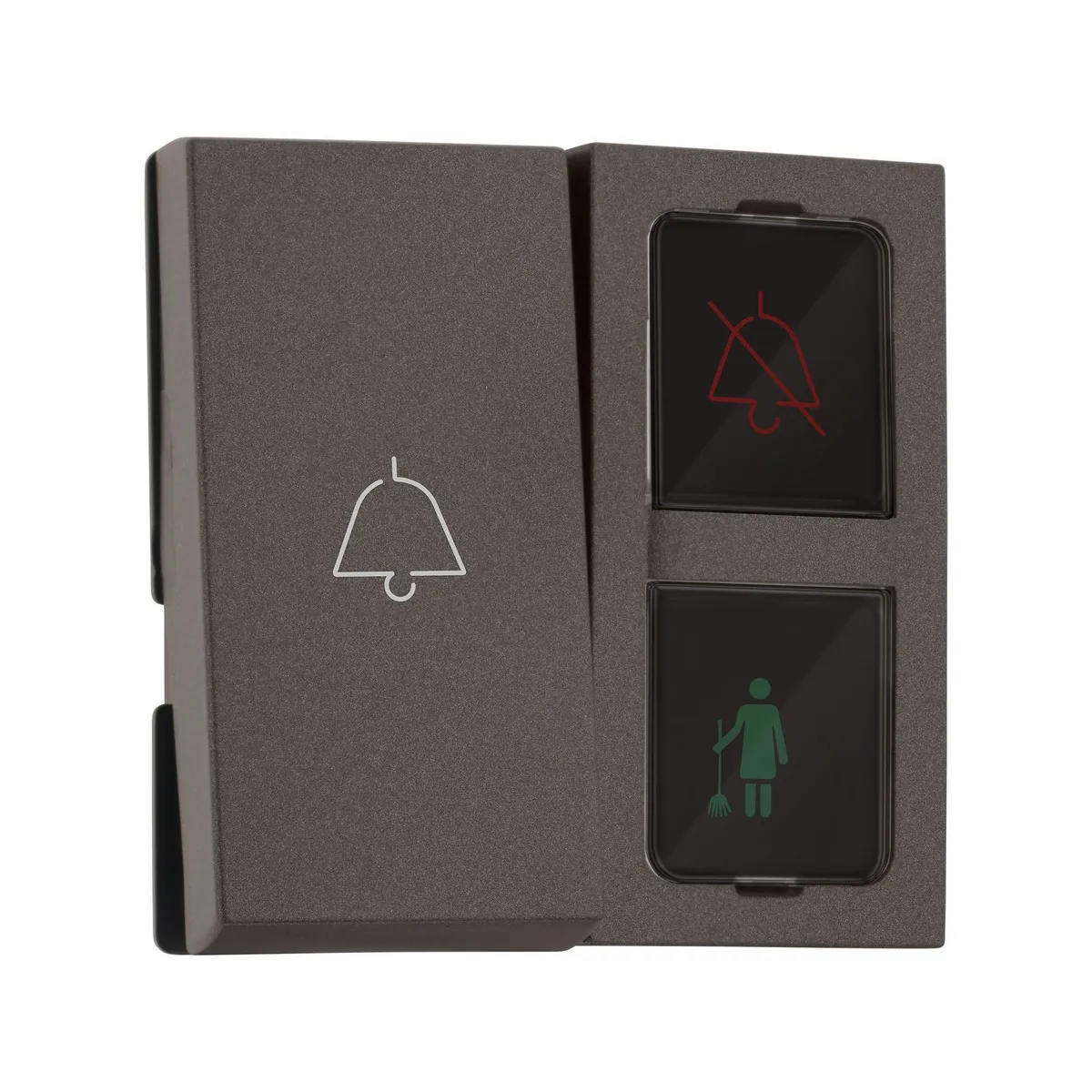 Legrand Myrius External DND & MMR Control Unit - with Bell Push - 2 Module, Cat. No.: 6794 54