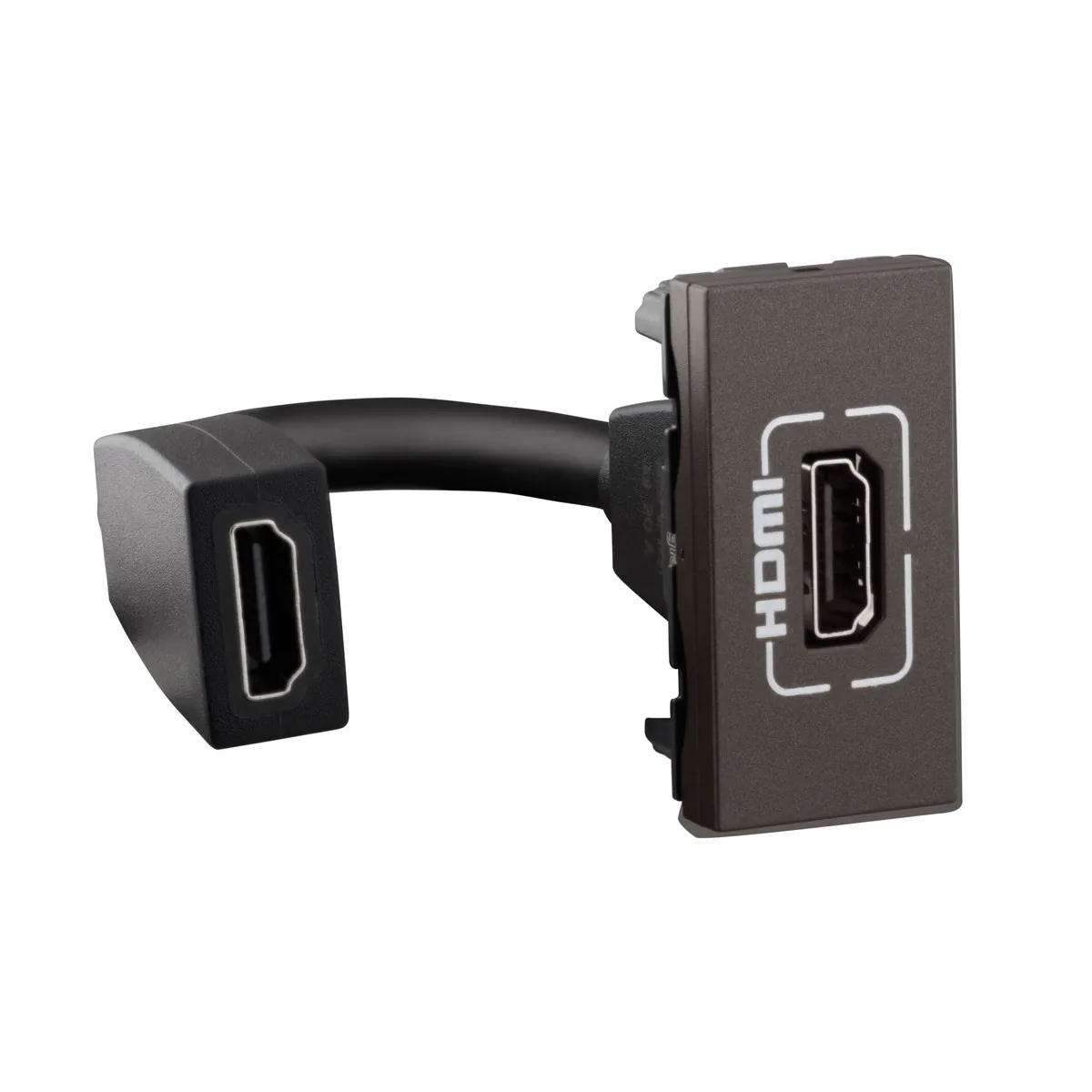 Legrand Myrius Preterminated HDMI Socket - 1 Module, Cat. No.: 6794 68