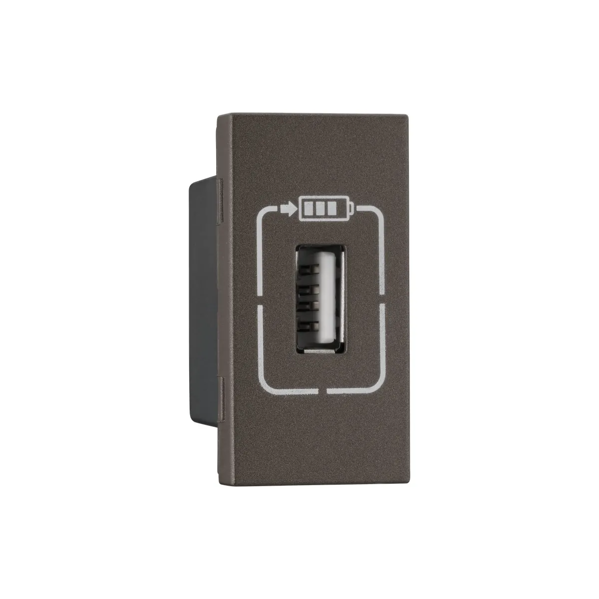 Legrand Myrius USB Charger - 1500mA - Type A - 1 Module, Cat. No.: 6794 88