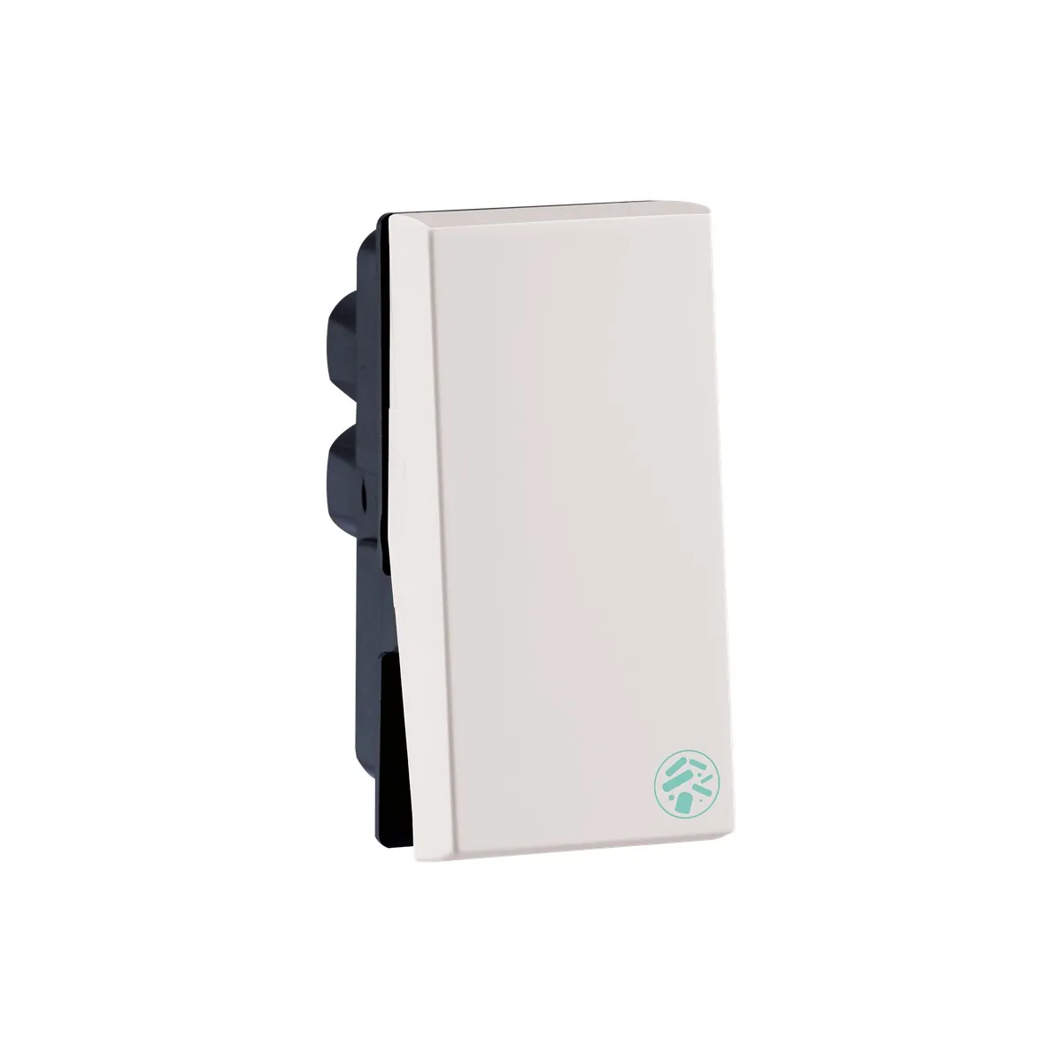 Legrand Myrius 6A - Switch - 1 Way - 1 Module - Anti - Bacterial, Cat. No.: 6793 20