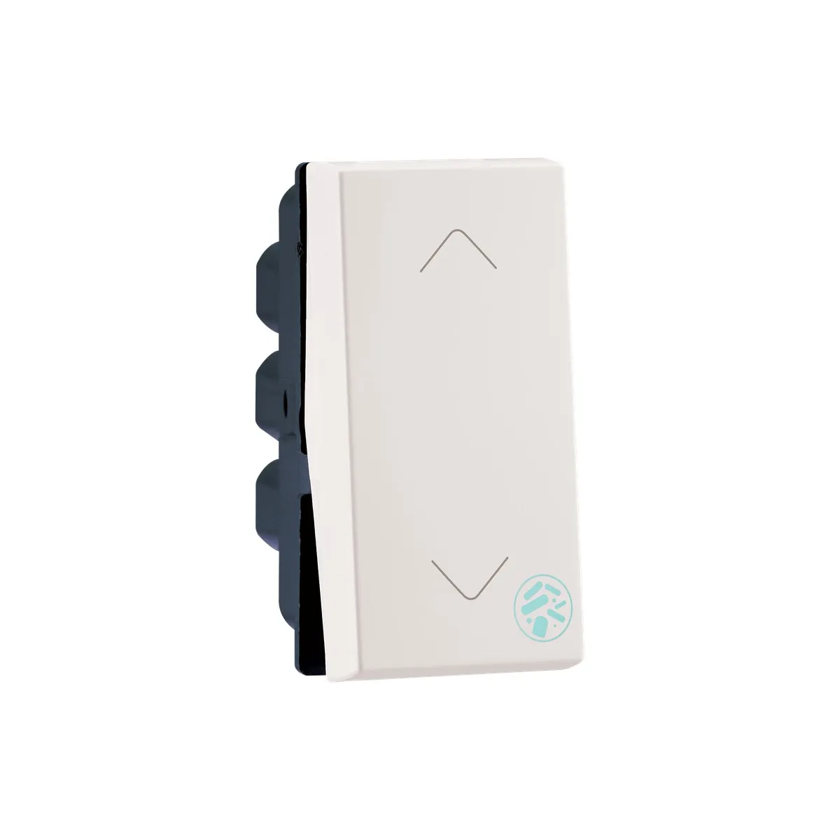 Legrand Myrius 6A - Switch - 2 Way - 1 Module - Anti - Bacterial, Cat. No.: 6793 21