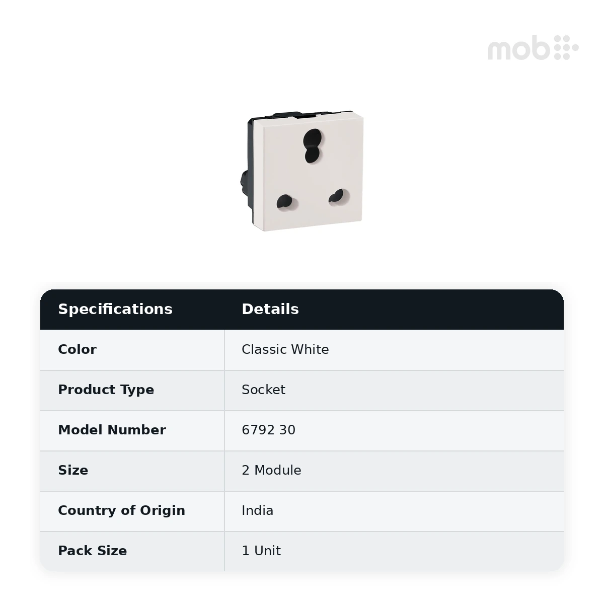 Legrand Myrius 6/16A - Socket - with Shutter - ISI - 2 Module, Cat. No.: 6792 30 - image 2